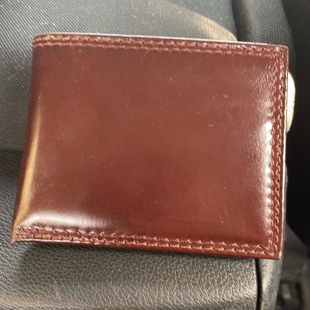 Genuine Leather Unisex ID Wallet NWOT